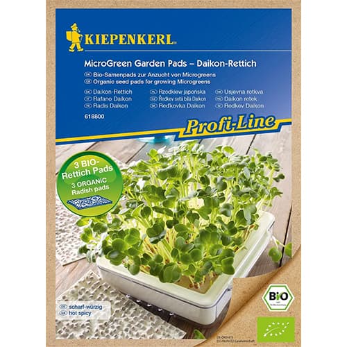 Mikro žaluma BIO Microgreen Pads Daikon-Rettich, Nachfüllpad interface.art nuotrauka 1 Mikro žaluma BIO Microgreen Pads Daikon-Rettich, Nachfüllpad interface.image 1 interface.art 87769